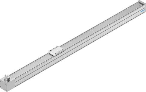 Festo 8062781 toothed belt axis ELGC-TB-KF-60-1000 Effective diameter of drive pinion: 24,83 mm, Working stroke: 1000 mm, Size: 60, Stroke reserve: 0 mm, Toothed-belt stretch: 0,124 % 8062781 on Powermatic Associates