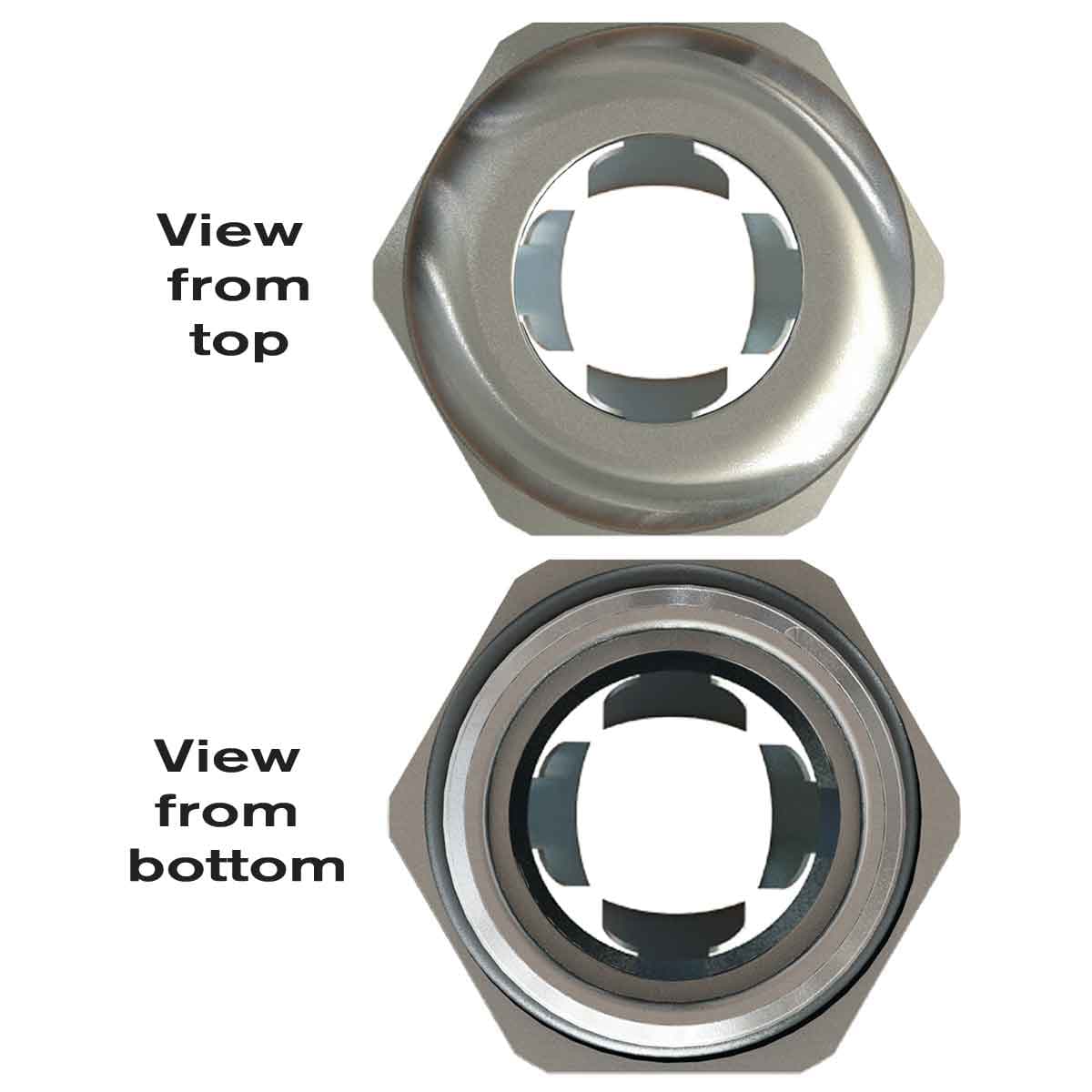 SAB EN4-1/2C-2 SAB EN4-1/2C-2 Nickel Plated Brass EMC-4 Grounding Gland with NPT 1/2" threads EN4-1/2C-2 on Powermatic Associates