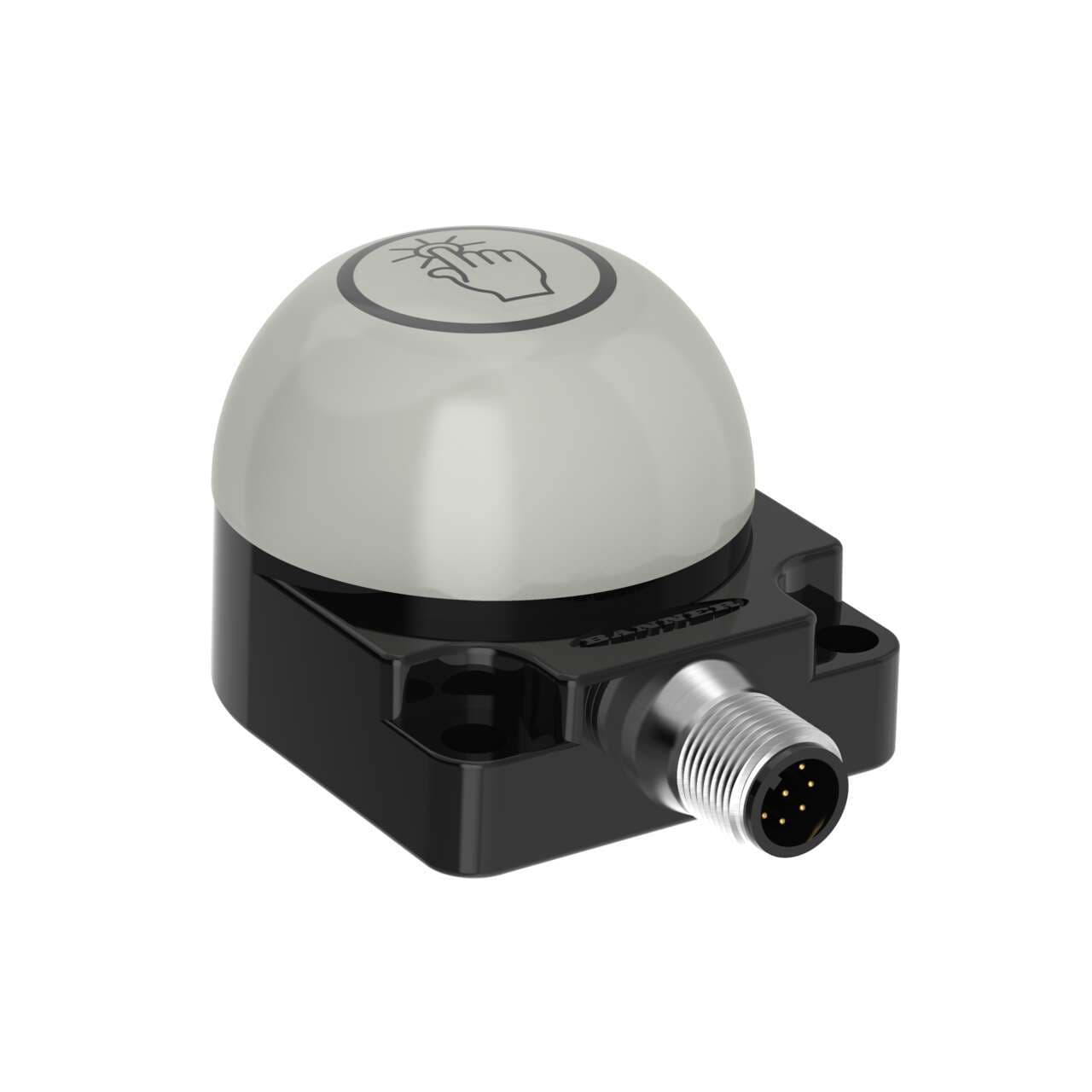 Banner K50FAPT2WXDQ-814231 Banner K50FAPT2WXDQ-814231 - K50 Series EZ-LIGHT: 1-Color Touch Sensor Gen 2; Job Light Overrides Touch Light; Flat pack; Voltage: 12-30 V dc; Housing: Polycarbonate; IP67 IP69K; Input: PNP (NO); Colors: White; M12 5-pin Integral Connector with Bracket K50FAPT2WXDQ-814231 on Powermatic Associates