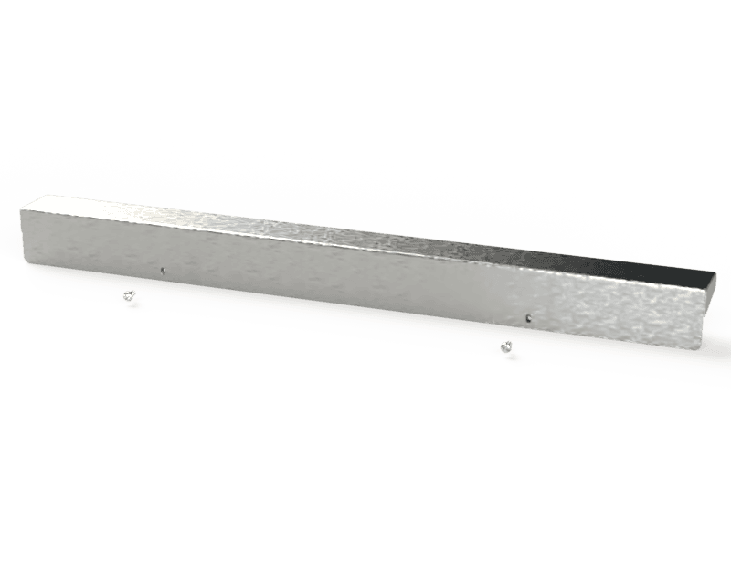 Saginaw Control SCE-STWSPLSS Lip, S.S. Pencil, Height:2.19", Width:2.00", Depth:26.00", Powder Coated White SCE-STWSPLSS on Powermatic Associates