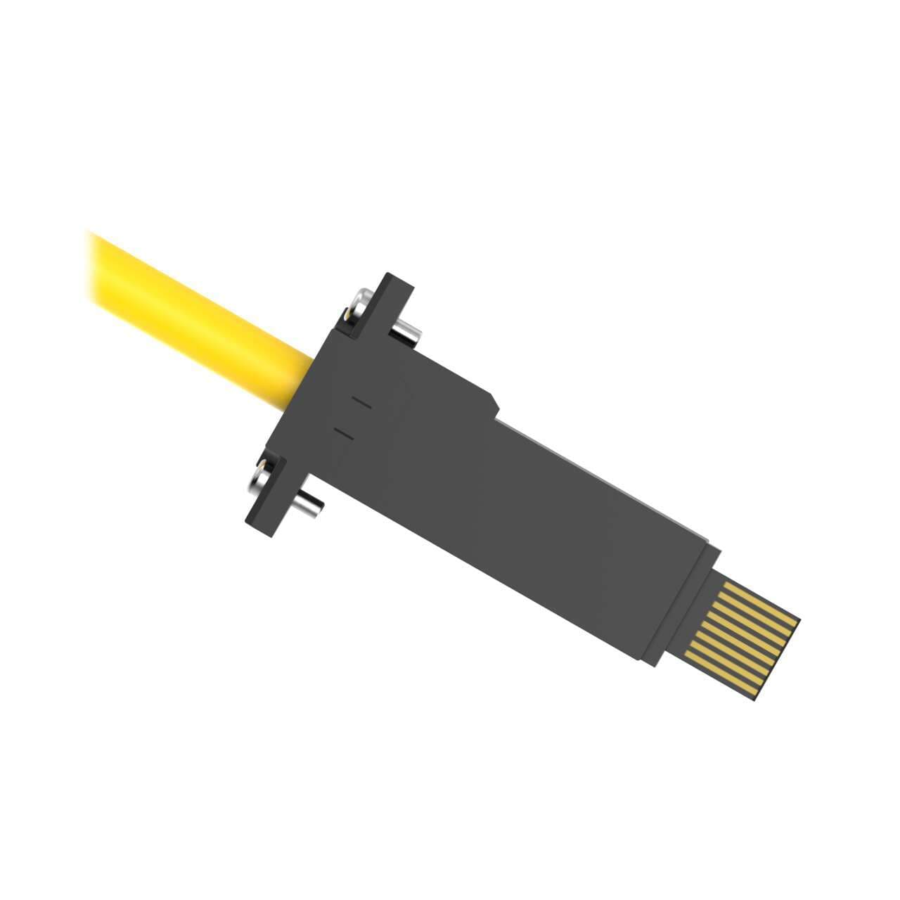 Banner RDLP-1115E Cordset: Single Ended LP-Custom; 11-pin Straight Male; 4.6 m 11x24 Yellow PVC Jacket; TPU Black RDLP-1115E on Powermatic Associates