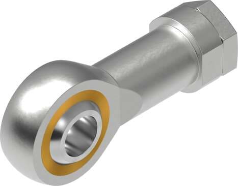 Festo 9256 rod eye SGS-M10 With hexagonal nut, for spherical swivelling cylinder mounting (piston rod side) as per DIN ISO 8139. Size: M10, Based on the standard: ISO 12240-4, Corrosion resistance classification CRC: 1 - Low corrosion stress, Ambient temperature: -4 9256 on Powermatic Associates