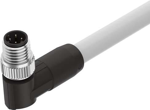 Festo 8065130 connecting cable NEBC-D8W4-ES-5-N-S-D8W4-ET Based on the standard: EN 61076-2-114, Cable identification: Without inscription label holder, Connection frequency: 100, Product weight: 306 g, Electrical connection 1, function: Controller side 8065130 on Powermatic Associates