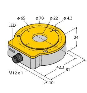 Turck RI360P0-QR24M0-ELIU5X2-H1151/S1321 RI360P0-QR24M0-ELIU5X2-H1151/S1321 Turck - RI360P0-QR24M0-ELIU5X2-H1151/S1321 Contactless Encoder, Analog, Premium Line RI360P0-QR24M0-ELIU5X2-H1151/S1321 on Powermatic Associates