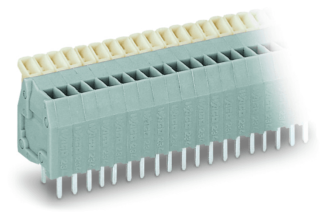 WAGO 234-210 234-210 WAGO - PCB terminal block; push-button; 0.5 mm²; Pin spacing 2.5 mm; 10-pole; CAGE CLAMP®; 0,50 mm²; gray 234-210 on Powermatic Associates