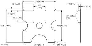 Turck TN-UHF-ACCSY-Q280-VESA100 TN-UHF-ACCSY-Q280-VESA100 Turck - TN-UHF-ACCSY-Q280-VESA100 Accessories, Mounting Bracket TN-UHF-ACCSY-Q280-VESA100 on Powermatic Associates