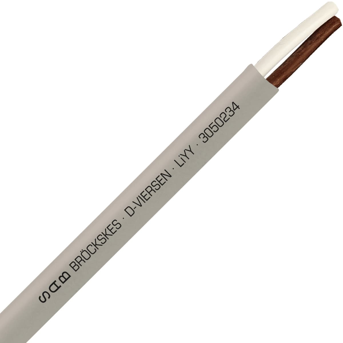 SAB 3050234 LiYY - 22 AWG/2c, multi-conductor signal and control PVC cable with DIN color code 3050234 on Powermatic Associates