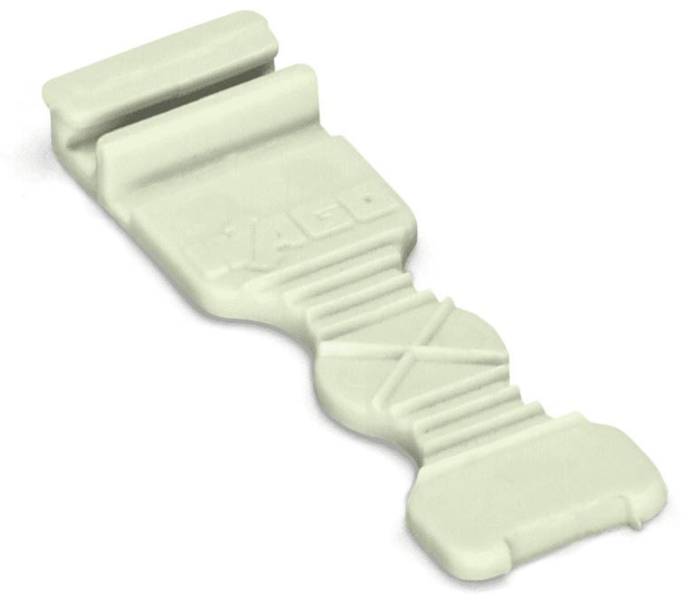 WAGO 734-127 734-127 WAGO - Strain relief plate; for female and male connectors; 6 mm wide; 1 part; Pin spacing 3.5 mm; light gray 734-127 on Powermatic Associates