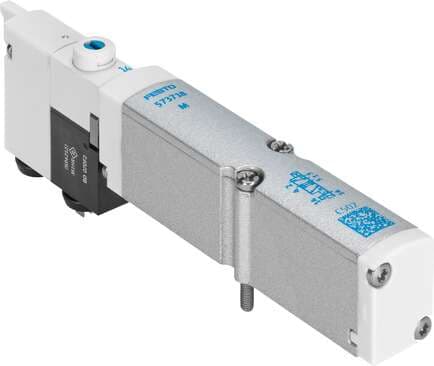 Festo 578819 solenoid valve VMPA14-M1HF-NS-PI Valve function: 2x3/2 open, monostable, Type of actuation: electrical, Valve size: 14 mm, Standard nominal flow rate: 470 - 520 l/min, Operating pressure: -0,9 - 8 bar 578819 on Powermatic Associates