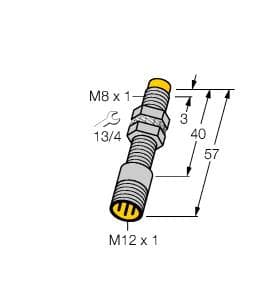 Turck NI3-EG08-Y1-H1341 NI3-EG08-Y1-H1341 Turck - NI3-EG08-Y1-H1341 Inductive Sensor NI3-EG08-Y1-H1341 on Powermatic Associates