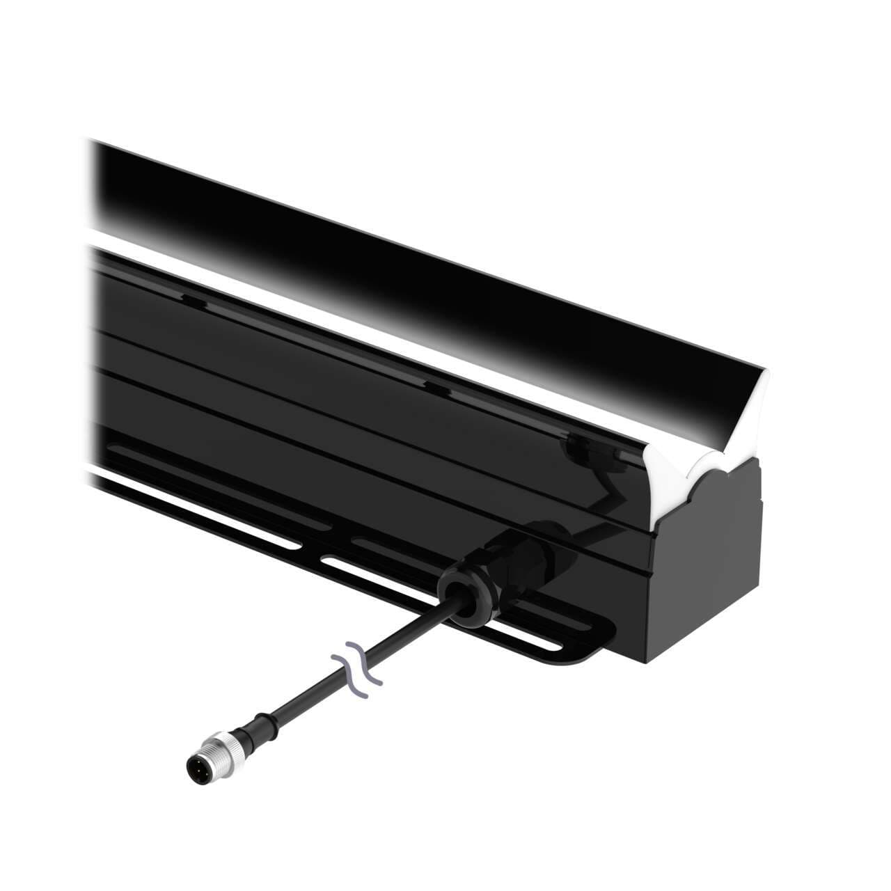 Banner WLB72IZCWH2400E25RABKQPB0.5 Banner WLB72IZCWH2400E25RABKQPB0.5 - WLB72 Inspection Strip Light 2400 mm; IP20; Voltage: 120-277 V ac; 0-10 V dc Dimming; Daylight White (5000K); 90 CRI; Eye Shield Window; Mounting Rail Bracket; 0.5 m Pigtail QDs; Cascadable WLB72IZCWH2400E25RABKQPB0.5 on Powermatic Associates