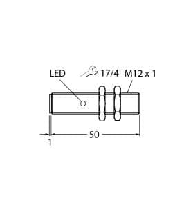 Turck BI4-G12-RP6X-H1143 BI4-G12-RP6X-H1143 Turck - BI4-G12-RP6X-H1143 Inductive Sensor, With Increased Switching Distance BI4-G12-RP6X-H1143 on Powermatic Associates