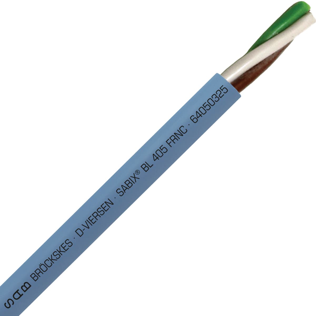SAB 64050325 SABIX BL 405 FRNC - 24 AWG/3c, halogen-free flame retardant flexible data cable, DNV-GL, CE, RoHS 64050325 on Powermatic Associates