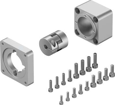 Festo 543162 axial kit EAMM-A-D60-87A Suitable for electric drives. Assembly position: Any, Storage temperature: -25 - 60 °C, Relative air humidity: 0 - 95 %, Protection class: IP40, Ambient temperature: -10 - 60 °C 543162 on Powermatic Associates