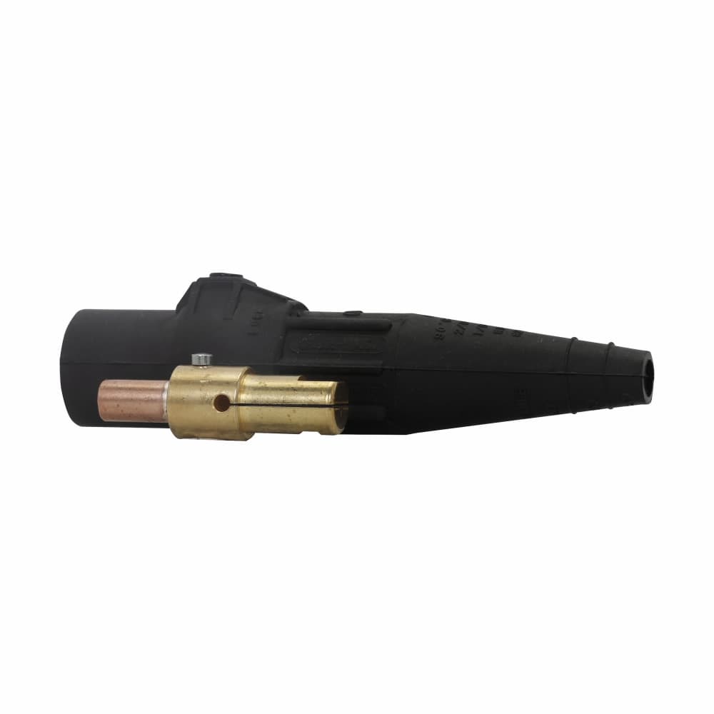 Eaton E-Z1016-7700 Eaton Crouse-Hinds series Cam-Lok J Series E-Z1016 plug, Up to 190A continuous, #2-#1 AWG, Blue, Crimp, Brass contacts, Male, Thermoplastic elastomer (TPE), Non-vulcanized, 600 Vac/dc E-Z1016-7700 on Powermatic Associates