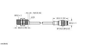 Turck BI4-G12K-AN6X-0.2-RS4T BI4-G12K-AN6X-0.2-RS4T Turck - BI4-G12K-AN6X-0.2-RS4T Inductive Sensor, With Increased Switching Distance BI4-G12K-AN6X-0.2-RS4T on Powermatic Associates
