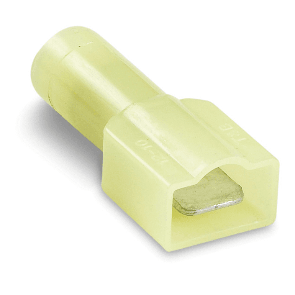 ABB Control 10RC251T 10RC251T ABB Control - Nylon-Insulated Male Tab, Length 1.17 Inches, Width .45 Inches, Maximum Insulated .210, Tab Size .250x.032, Wire Range #12-#10 AWG, Color Yellow, Copper, Tin Plated 10RC251T on Powermatic Associates