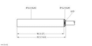 Turck BI1.5-EH6.5-AP6X/S100 BI1.5-EH6.5-AP6X/S100 Turck - BI1.5-EH6.5-AP6X/S100 Inductive Sensor, With Increased Temperature Range BI1.5-EH6.5-AP6X/S100 on Powermatic Associates