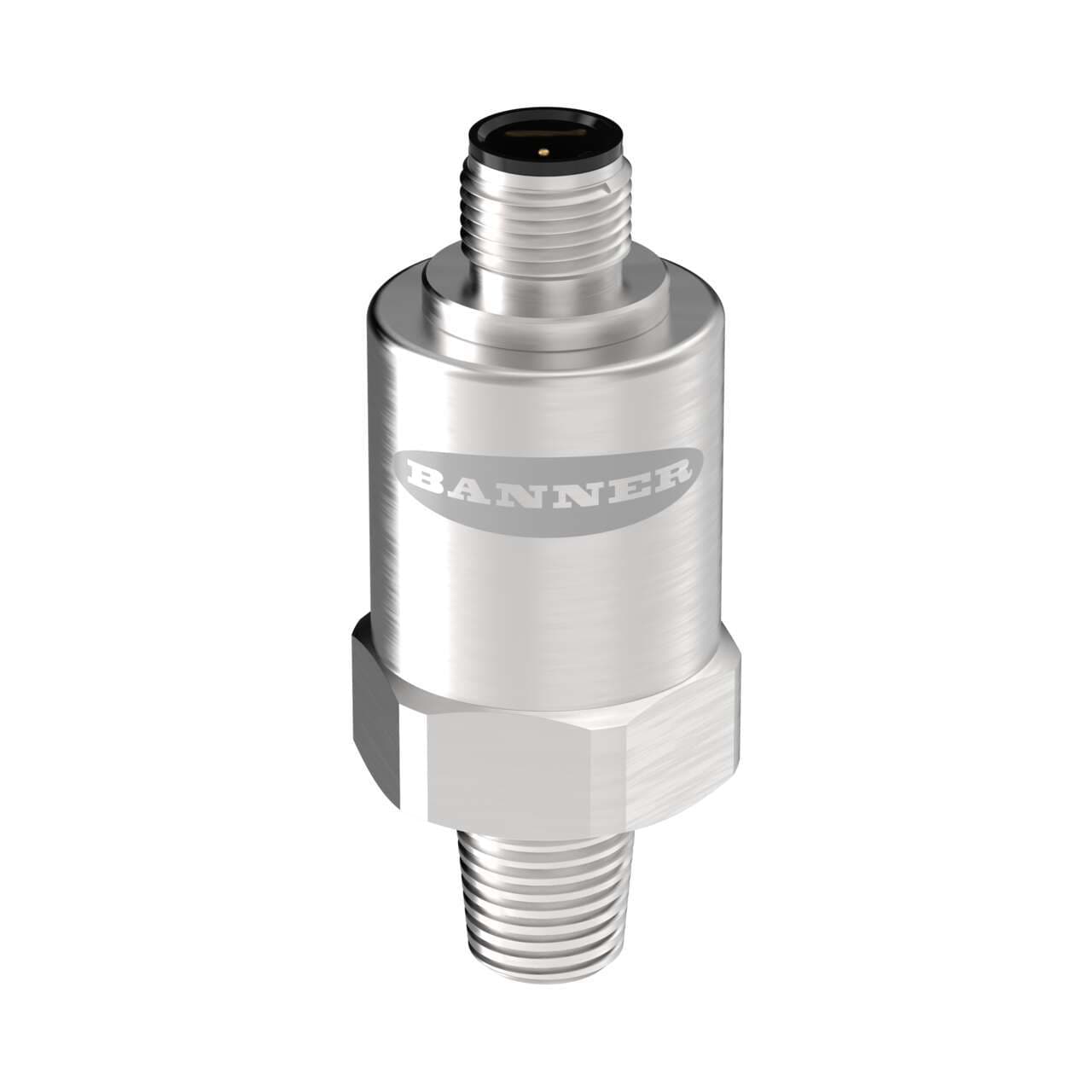 Banner PGPS100PSIG-C-I-Q Banner PGPS100PSIG-C-I-Q - Pressure Sensor, 0-100 PSIG, 4-20 mA, Stainless, 1/4NPT, M12 PGPS100PSIG-C-I-Q on Powermatic Associates