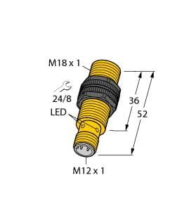 Turck NI12U-S18-AP6X-H1141 NI12U-S18-AP6X-H1141 Turck - NI12U-S18-AP6X-H1141 Inductive Sensor NI12U-S18-AP6X-H1141 on Powermatic Associates