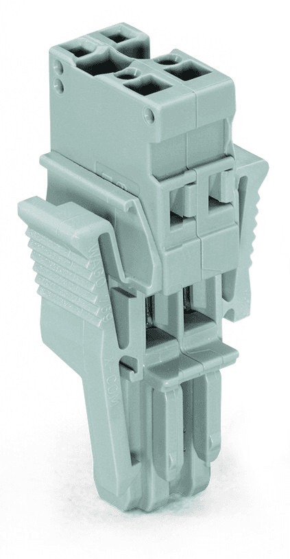 WAGO 769-102/021-000 769-102/021-000 WAGO - 1-conductor female connector; CAGE CLAMP®; 4 mm²; Pin spacing 5 mm; 2-pole; coding finger; Lateral locking levers; 4,00 mm²; gray 769-102/021-000 on Powermatic Associates