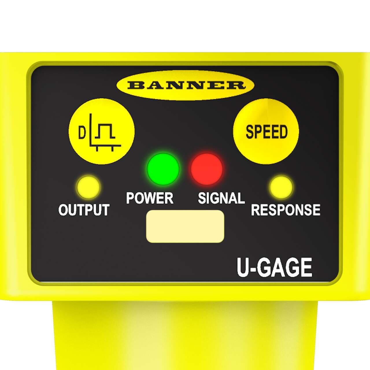 Banner QT50UVR3W QT50U Universal Voltage Series: Proximity Mode; Range: 200 mm - 8 m; Input: 85-264 V ac 50/60 Hz/48 to 250 V dc; Output: SPDT electromechanical relay; 2 m (6.5 ft) Cable QT50UVR3W on Powermatic Associates
