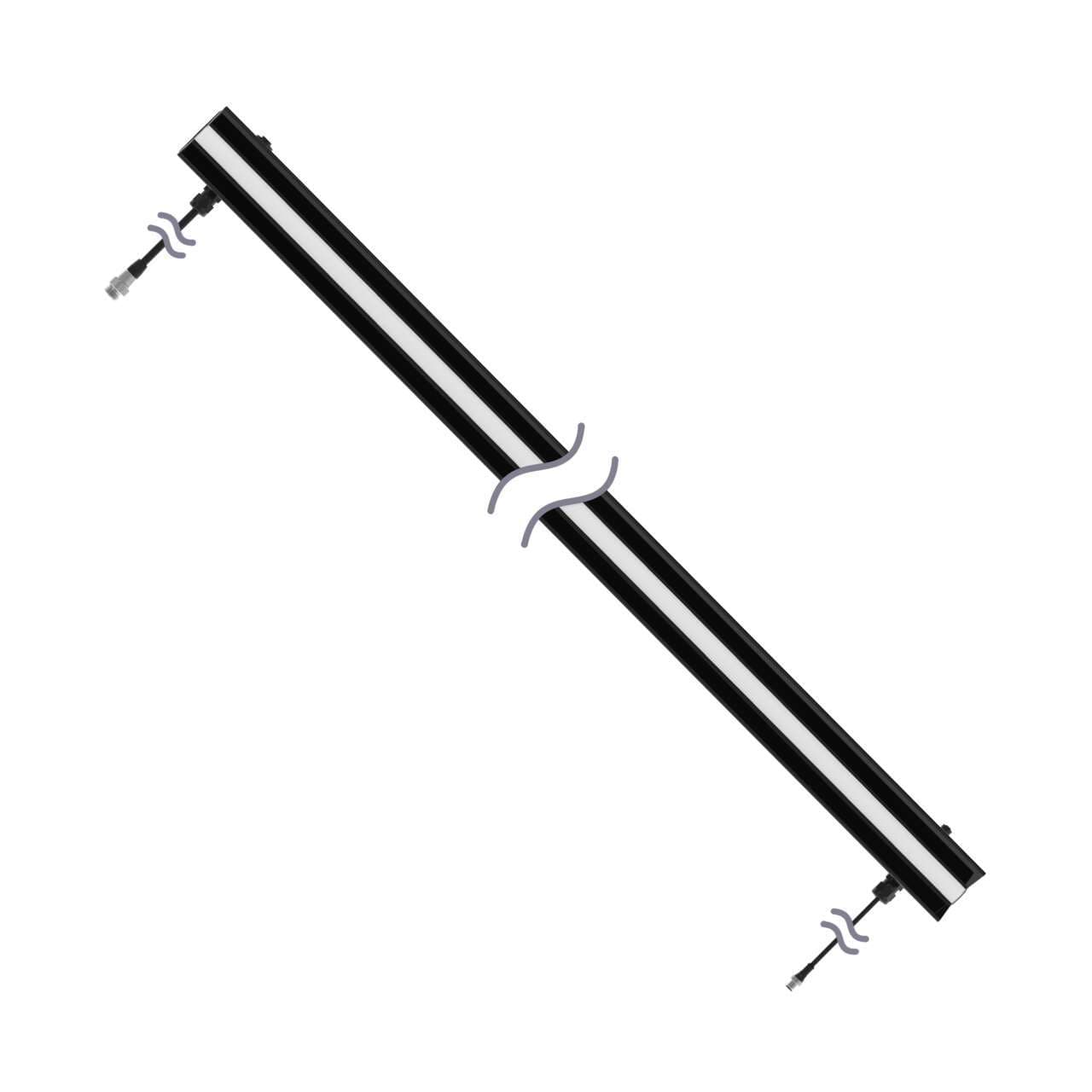 Banner WLB72IZCWH2400E25ABKQPB0.5 Banner WLB72IZCWH2400E25ABKQPB0.5 - WLB72 Inspection Strip Light 2400 mm; IP20; Voltage: 120-277 V ac; 0-10 V dc Dimming; Daylight White (5000K); 90 CRI; Eye Shield Window; 0.5 m Pigtail QDs; Cascadable WLB72IZCWH2400E25ABKQPB0.5 on Powermatic Associates