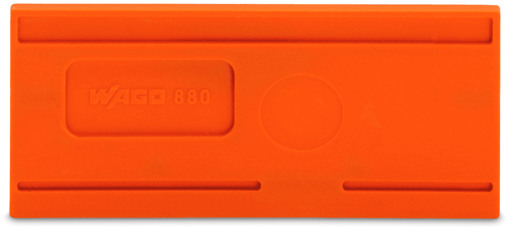 WAGO 880-329 880-329 WAGO - Separator plate; 2 mm thick; oversized; orange 880-329 on Powermatic Associates
